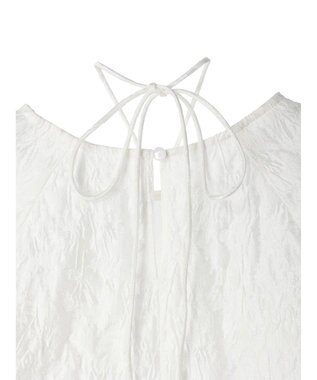 Green Parks AnriettMusee ショート丈ジャガードトップス Off White