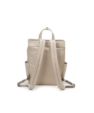 TOPKAPI 【Breath TOPKAPI】防水ナイロン レザーコンビ PC対応 トート リュック バックパック ペールベージュ