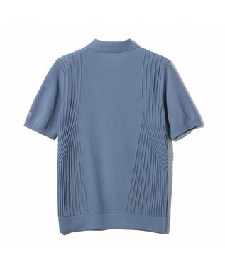 ZERO HALLIBURTON 【雑誌掲載】ニットポロシャツ ZHG-W5S7a 82982 ライトブルー