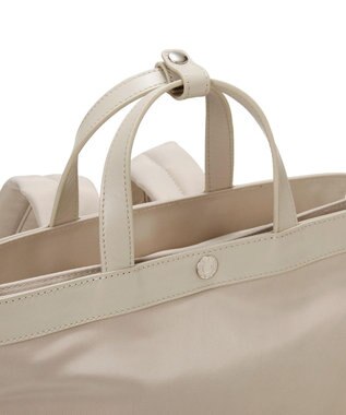 TOPKAPI 【Breath TOPKAPI】防水ナイロン レザーコンビ PC対応 トート リュック バックパック ペールベージュ