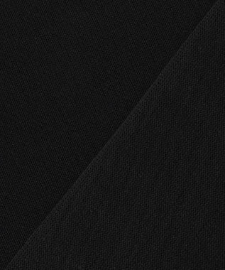 Feroux 【洗える】バイカラー襟 ニット ブラック系