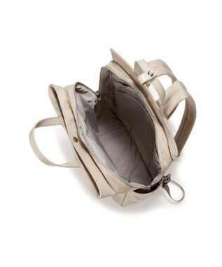 TOPKAPI 【Breath TOPKAPI】防水ナイロン レザーコンビ PC対応 トート リュック バックパック ペールベージュ