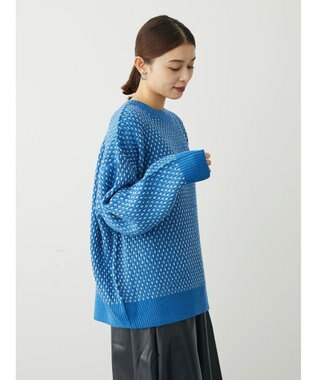 Green Parks ・ＳＵＧＡＲ　ＳＰＯＯＮ　２ｗａｙニットカーディガン Blue