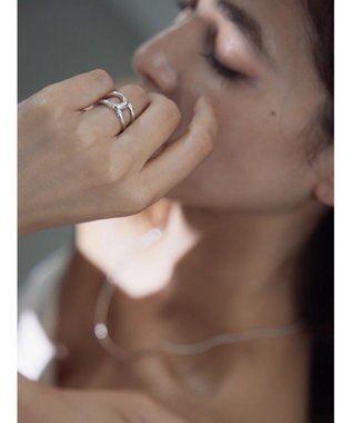 yoaa シルバー925　カーブリング シルバー925