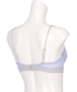 WACOAL ノンワイヤーブラ 【重力ケアブラ】 バストを重力から守る まる胸をキープ サイドのラインすっきり Gカップまで対応 大きいサイズ レディース BXB114 /ワコール パープル