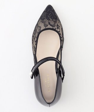 TOCCA PEARL MARY JANE PUMPS パンプス レースブラック系5