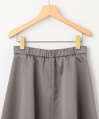 組曲 L マットサテンノーブルスカート スレートグレー系