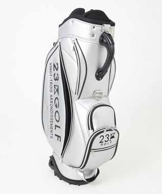 23区GOLF 【UNISEX】セルフスタンドバッグ内蔵キャディバッグ シルバー系