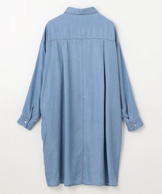 ANY 【手洗い可能】ウォッシャブルデニムシャツ ブルー