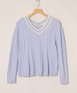 ONWARD Reuse Park 【組曲】ニット春夏 ブルー