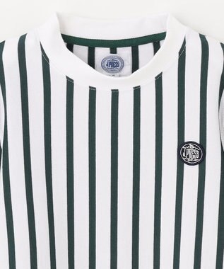 J.PRESS KIDS 【110-130cm】ストライプ Ｔシャツ カーキ系1