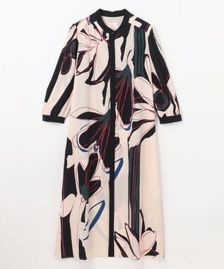 GRACE CONTINENTAL キカラインフラワーワンピース キナリ