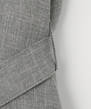 J.PRESS LADIES 【セットアップ対応】MELANGE ライトツイル ワンピース ライトグレー系
