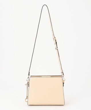 組曲 スクエアショルダー バッグ アイボリー系