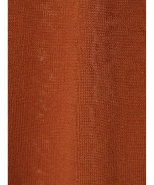 CRAFT STANDARD BOUTIQUE ＵＶカット接触冷感半袖ニットチュニック Caramel
