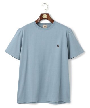 J.PRESS MEN 一枚でもインナーでも映える【WEB限定 / 8色展開】バックブル Ｔシャツ サックスブルー系