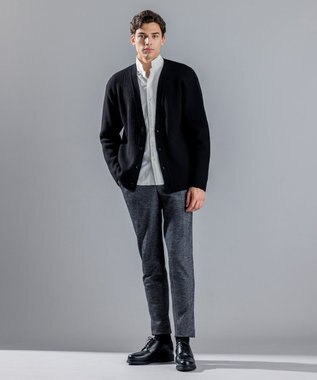 JOSEPH HOMME ツイルネルジャージー　ウイングカラーシャツ ホワイト系