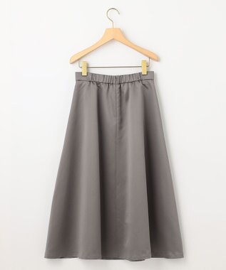 組曲 L マットサテンノーブルスカート スレートグレー系