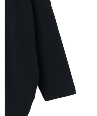 CRAFT STANDARD BOUTIQUE シルケット天竺　フロントギャザーＢＩＧ　Ｔｅｅ　Ｌ／Ｓ Black