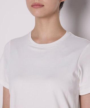 WACOAL 【一般医療機器】 リカバリーウェア 【＆RECOVERY】 ブラトップ カップ付きTシャツ 疲労回復 血行促進 筋肉のコリ改善 上向きのバストライン 3分袖 半袖 レディース CKC710 /ワコール ホワイト