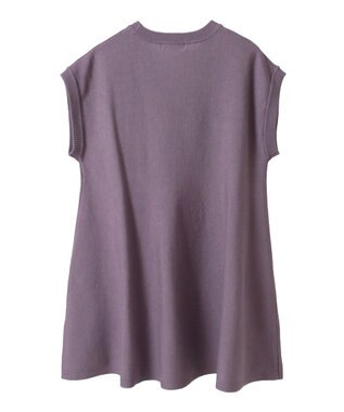 CRAFT STANDARD BOUTIQUE ファンクショナルノースリーブフレアニットプルオーバー Purple