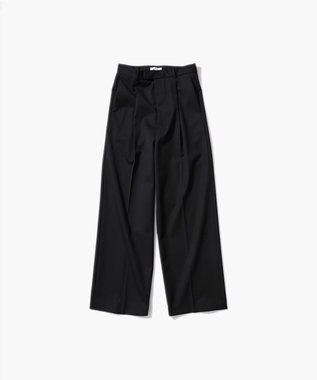 ATON COMPACT WOOL | ストレートパンツ ブラック系