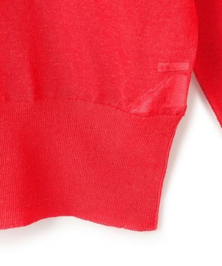 BEIGE， 【洗える・Oggi 7月号掲載】LUPINUS / 前後2WAYシアーニットカーディガン Poppy Red