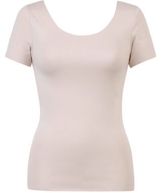 Wing あったかインナー 綿100％(肌側) アウターにひびきにくい ムレにくい 【綿の贅沢 ここちフラット】 3分袖 半袖 秋 冬 EL4372 ウイング／ワコール