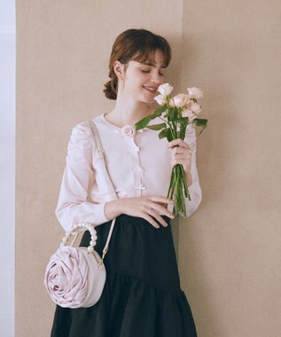 Maison de FLEUR ローズショルダーバッグ Pink