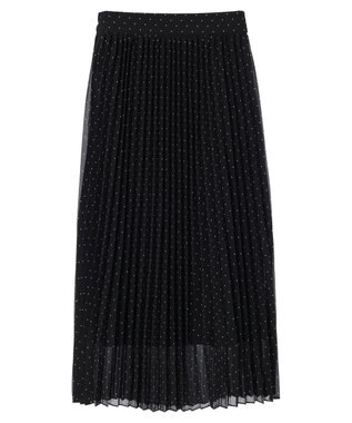 earth music&ecology すきな丈シフォンプリーツスカート Dot