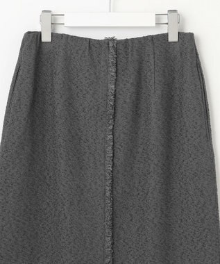 自由区 S ブライトリングツイードストレート スカート スレート