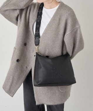 russet エンボスモノグラム2WAYショルダーバッグ(CE-1692)