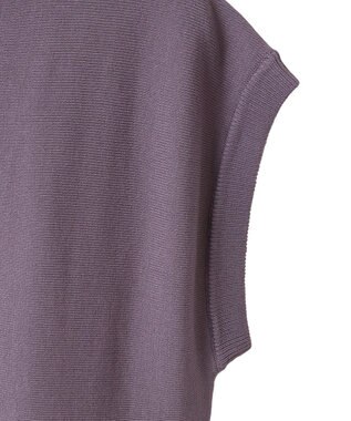 CRAFT STANDARD BOUTIQUE ファンクショナルノースリーブフレアニットプルオーバー Purple