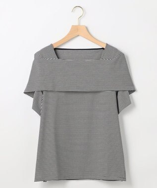 組曲 S 【先行予約】GIZAコットンオフショルダー カットソー