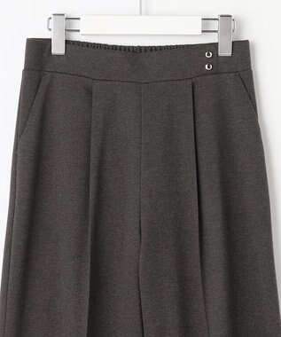 ANY SIS S センタープレスメランジ パンツ チャコール