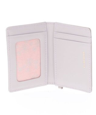 CLATHAS モマン リール付二面パスケース ラベンダー