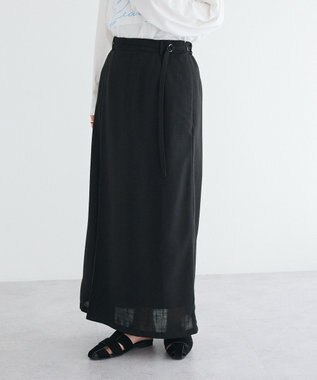 CRAFT STANDARD BOUTIQUE リネンライクラップ風スカート