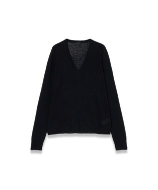 JOSEPH 【WEB＆OUTLET限定】ウールエアー Vネックニット Black