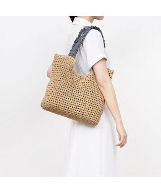 UNBILLION カシュカシュ cachecache / フリルハンドルクロッシェトート GY