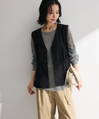 Green Parks シアーニットプルオーバー Gray