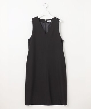 J.PRESS LADIES S 【洗える】2way thermoサキソニー ジャンパースカート ブラック系