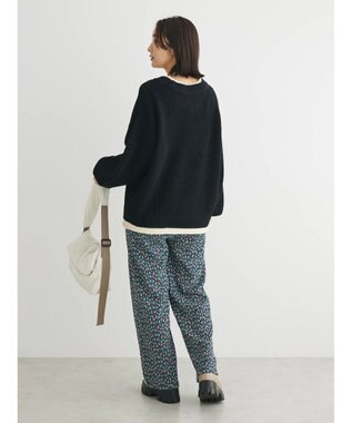 Green Parks ・Ｐｅｔｉｔ　Ｆｌｅｕｒ　レイヤード風ハイショクニット Black