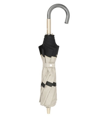 MOONBAT FURLA 晴雨兼用日傘 折りたたみ傘 シャンブレー切継 ／遮光 遮熱 UV