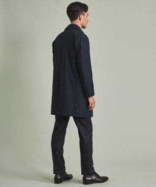 GOTAIRIKU 【防水/軽量/シワになりにくい】ラスタードビーメモリーラミネーションコート_ ステンカラー(24年モデル) ネイビー系8