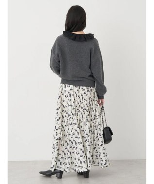 earth music&ecology カシュクールニットプルオーバー Gray