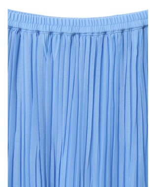 Green Parks シアープリーツボリュームスカート Blue