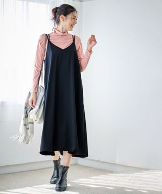 ANY L シアータートルネック ダスティピンク