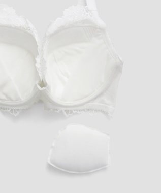 San-ai Resort（三愛水着楽園） 【エレガントコレクションPremium2312】単品ブラHIカップ ホワイト