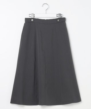 J.PRESS LADIES L 【洗える】フィネスボイル ミディ スカート スレート系