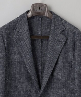 GOTAIRIKU 【宮田毛織】リネンジャージー カーディガンジャケット ネイビー系8